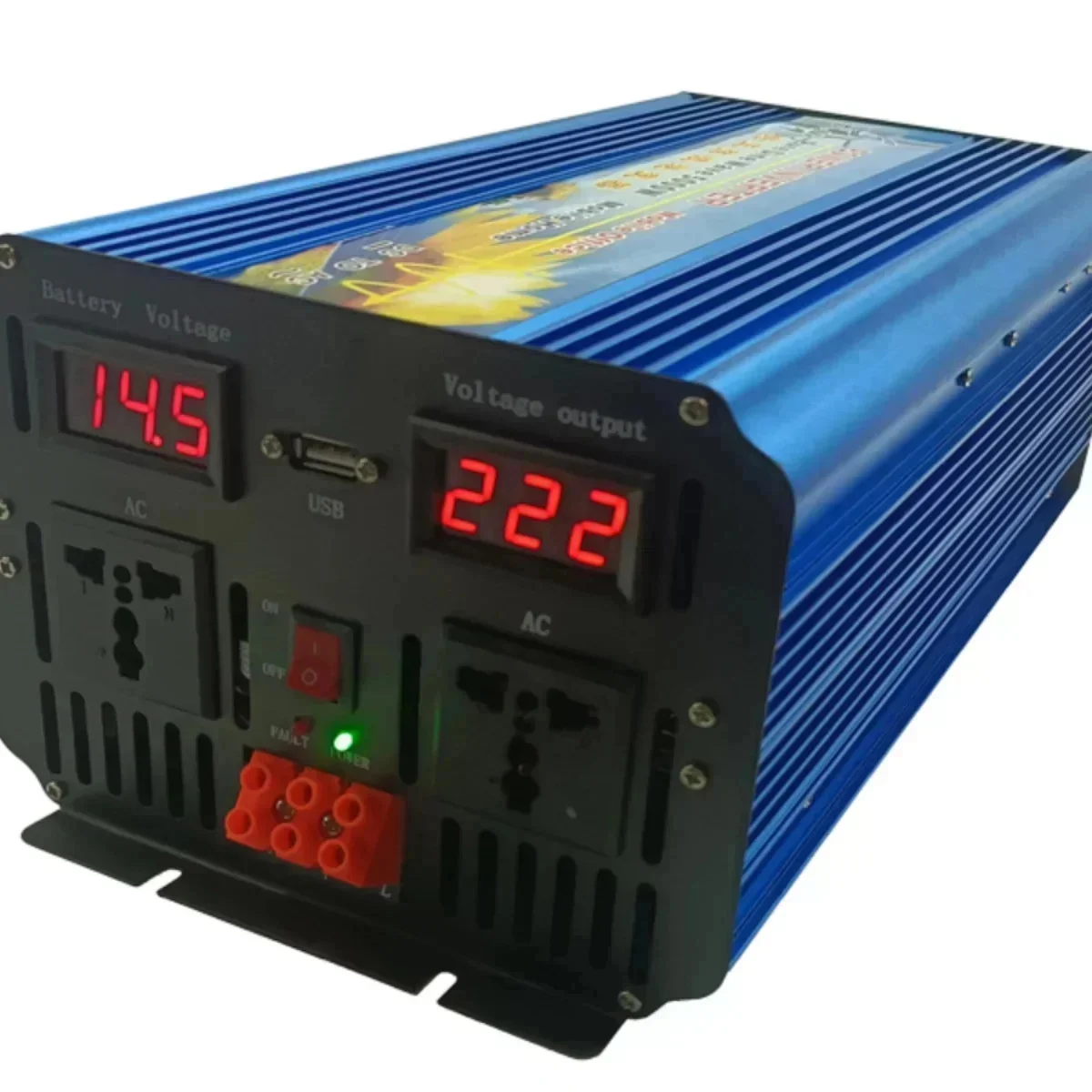 5000W 12V 24V 36V 48V 60V 72V  - огляд і ціна Pure Sine Wave Inverter 5000W 48V 220V